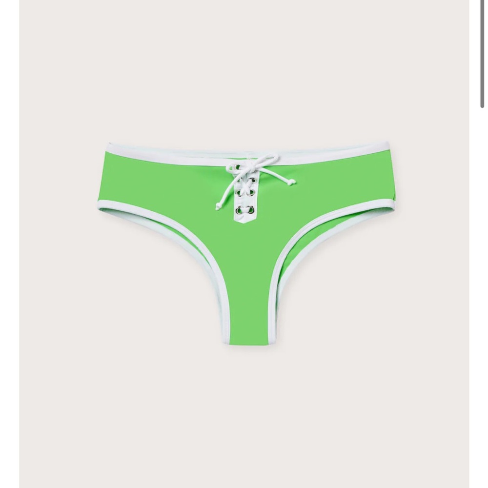 Green sporty bikini bottoms - ookioh amalfi